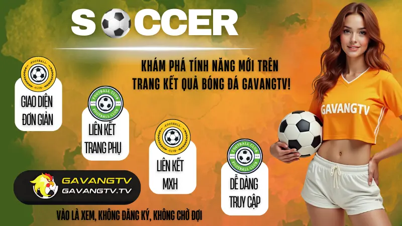 Kham pha cac tinh nang moi nhat tren trang ket qua bong da hom nay cua GavangTV